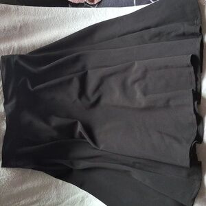 Elegant Black A-Line Full Circle Skirt Rock Steady Med Pinup Basic Retro Glam